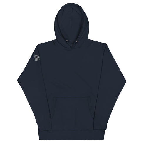 A Hero Is Someone Who Has Given His Life To Something Bigger Than Oneself Unisex Hoodie (Back Design) - Mainstream Freedom